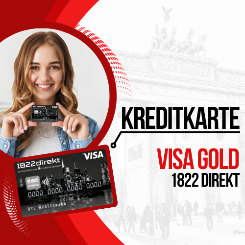 Wie beantrage ich eine 1822Direkt – Visa Gold